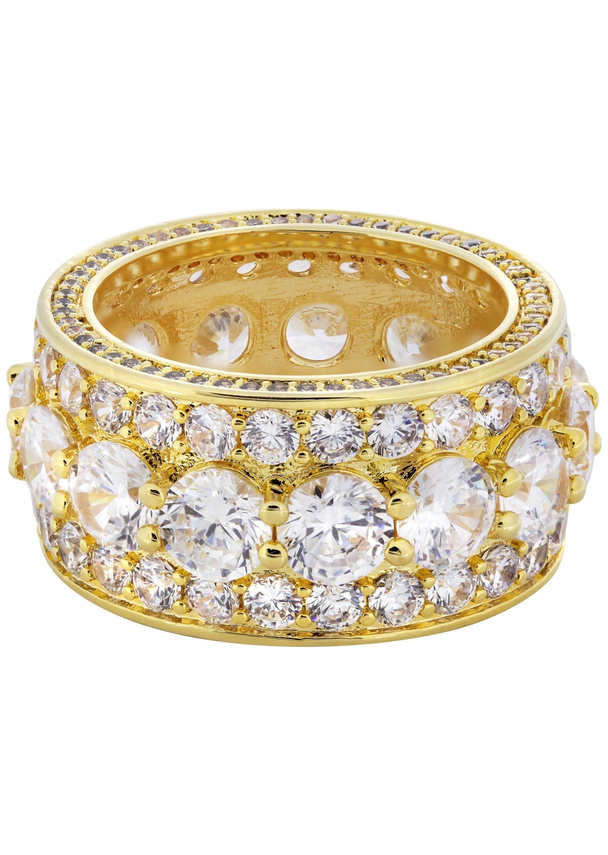 Gold Plated Eternity Ring | 10.9 Grams