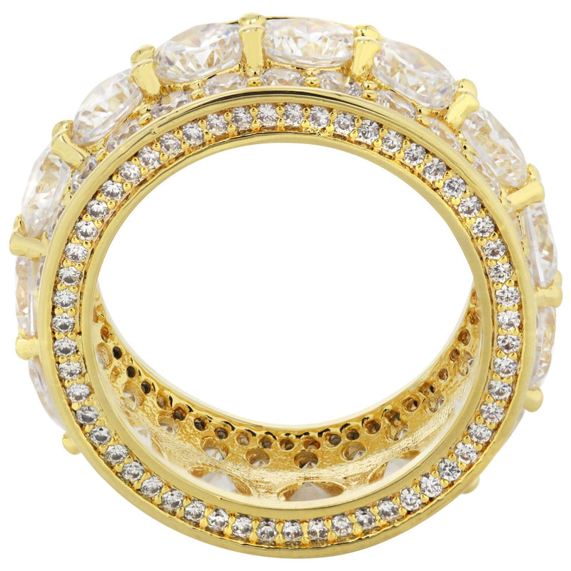 Gold Plated Eternity Ring | 10.9 Grams
