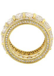 Gold Plated Eternity Ring | 10.9 Grams