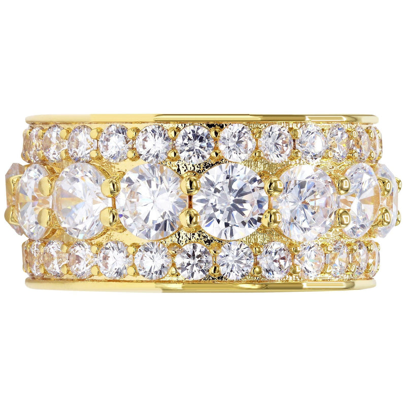 Gold Plated Eternity Ring | 10.9 Grams