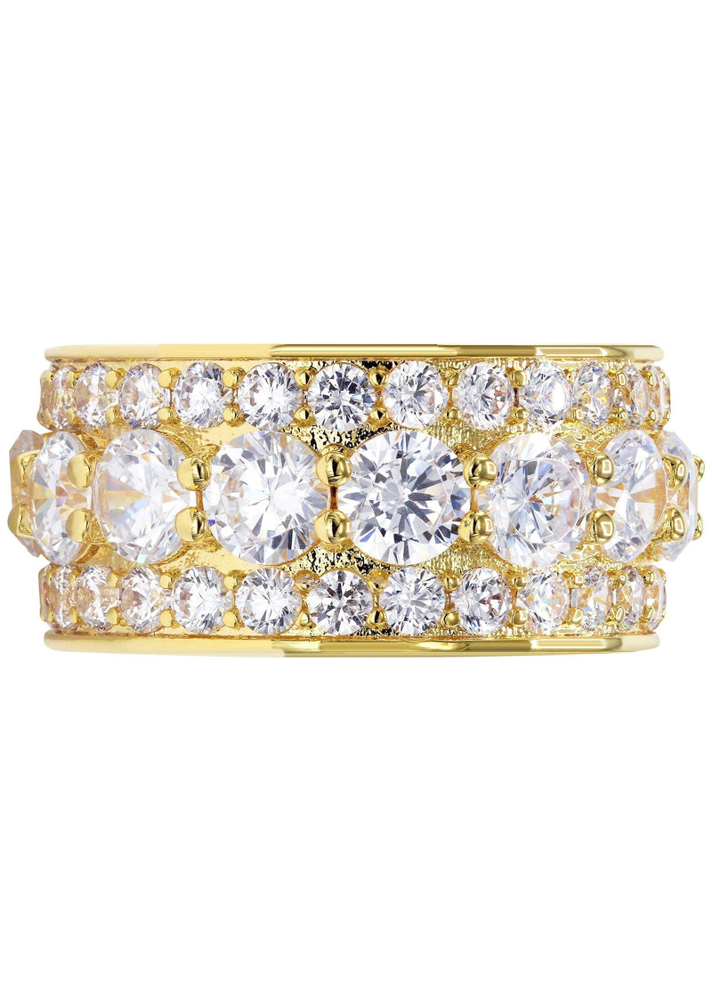 Gold Plated Eternity Ring | 10.9 Grams