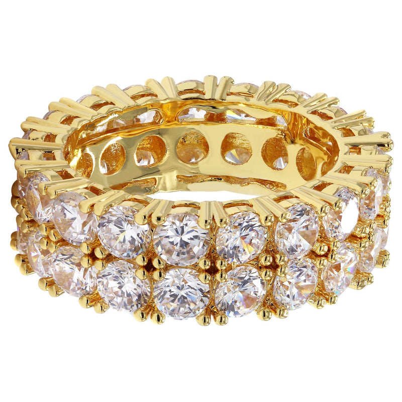 Gold Plated Eternity Ring | 10.5 Grams