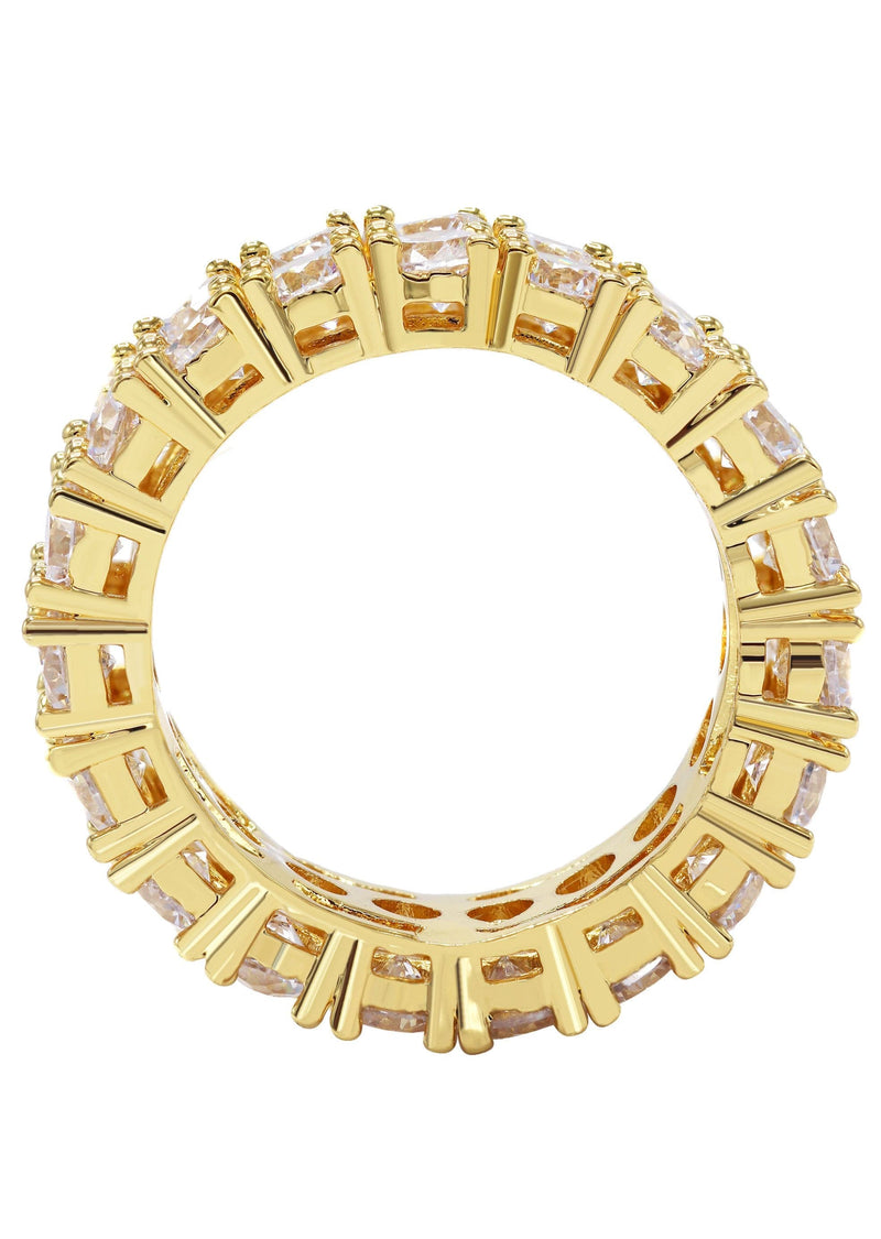 Gold Plated Eternity Ring | 10.5 Grams