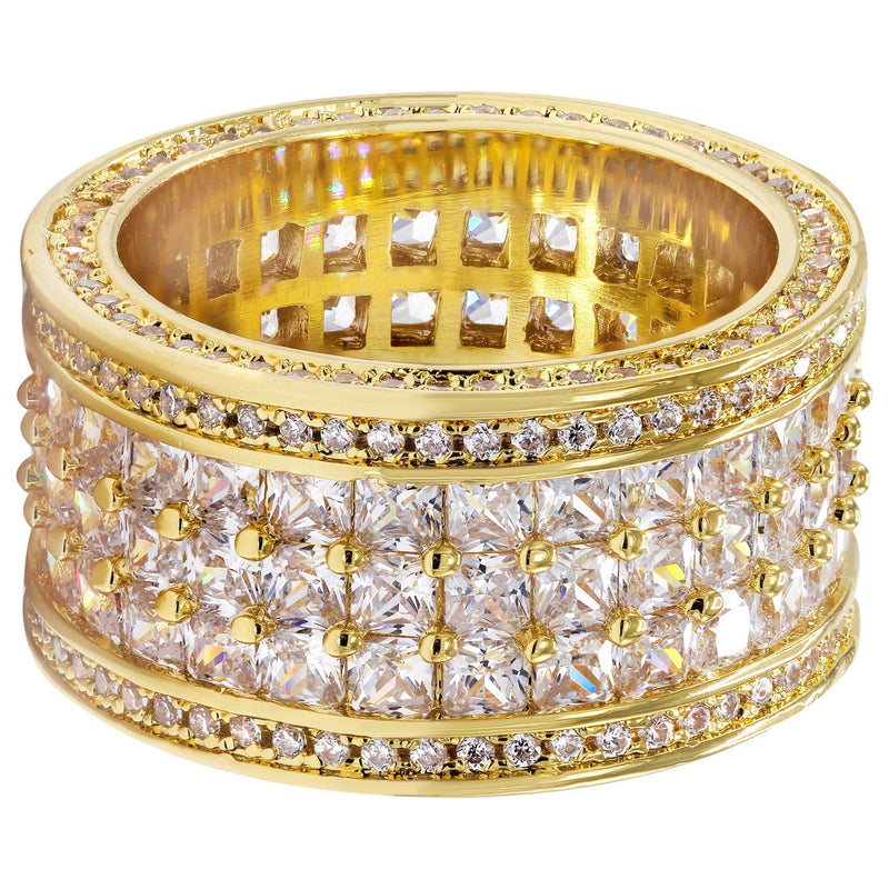 Gold Plated Eternity Ring | 15.5 Grams