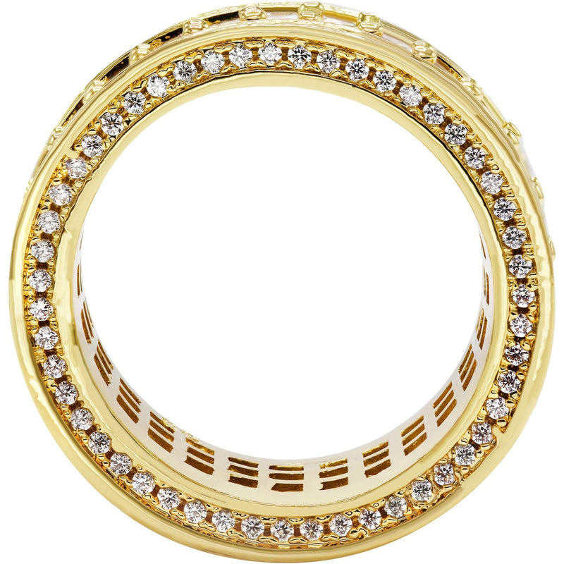 Gold Plated Eternity Ring | 15.5 Grams
