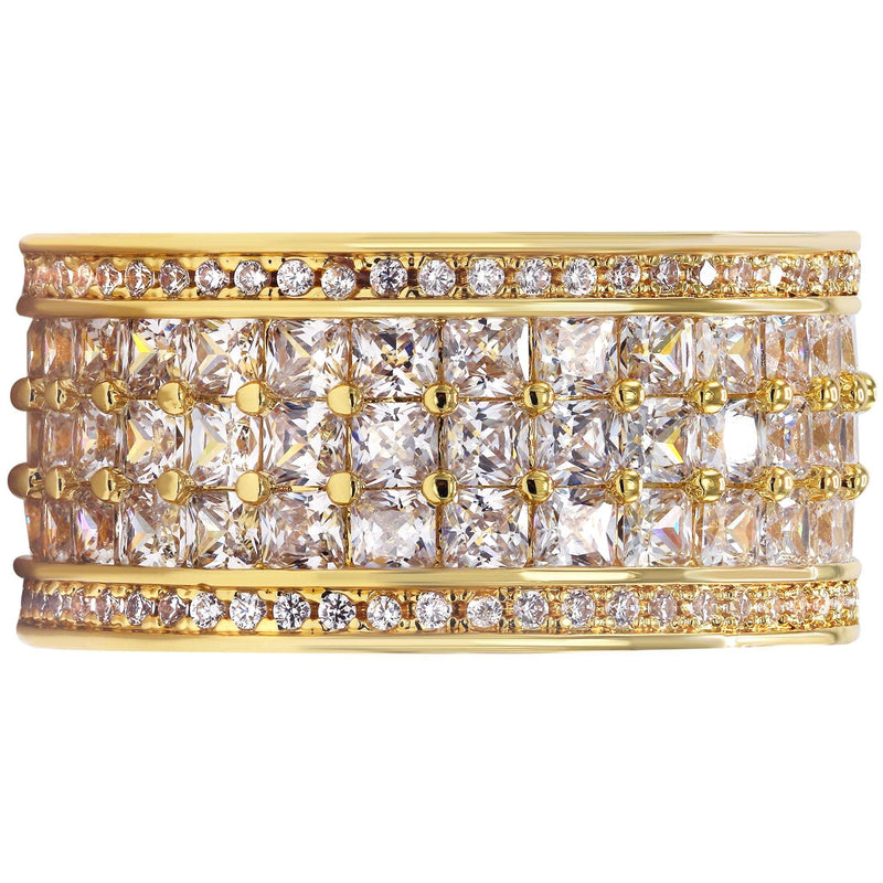 Gold Plated Eternity Ring | 15.5 Grams
