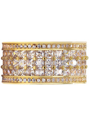 Gold Plated Eternity Ring | 15.5 Grams