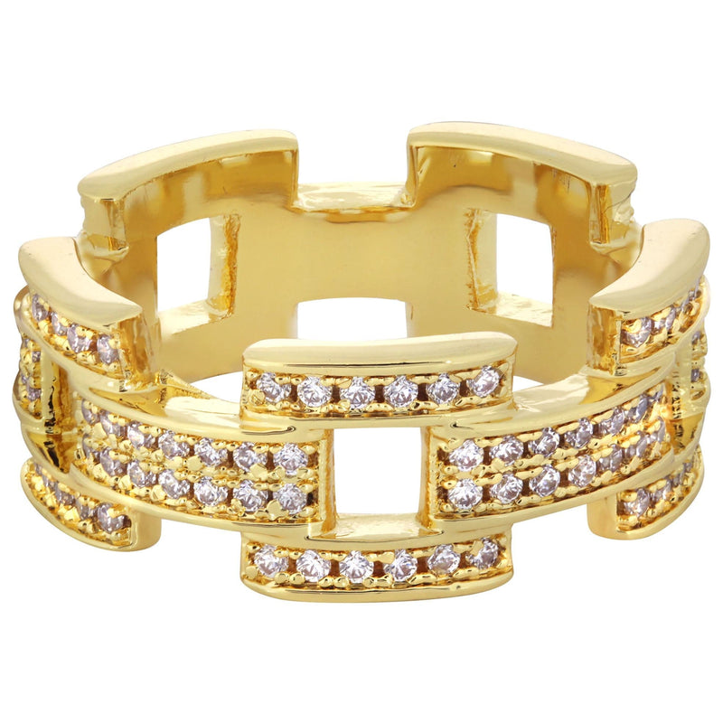Gold Plated Hermes Ring | 7 Grams