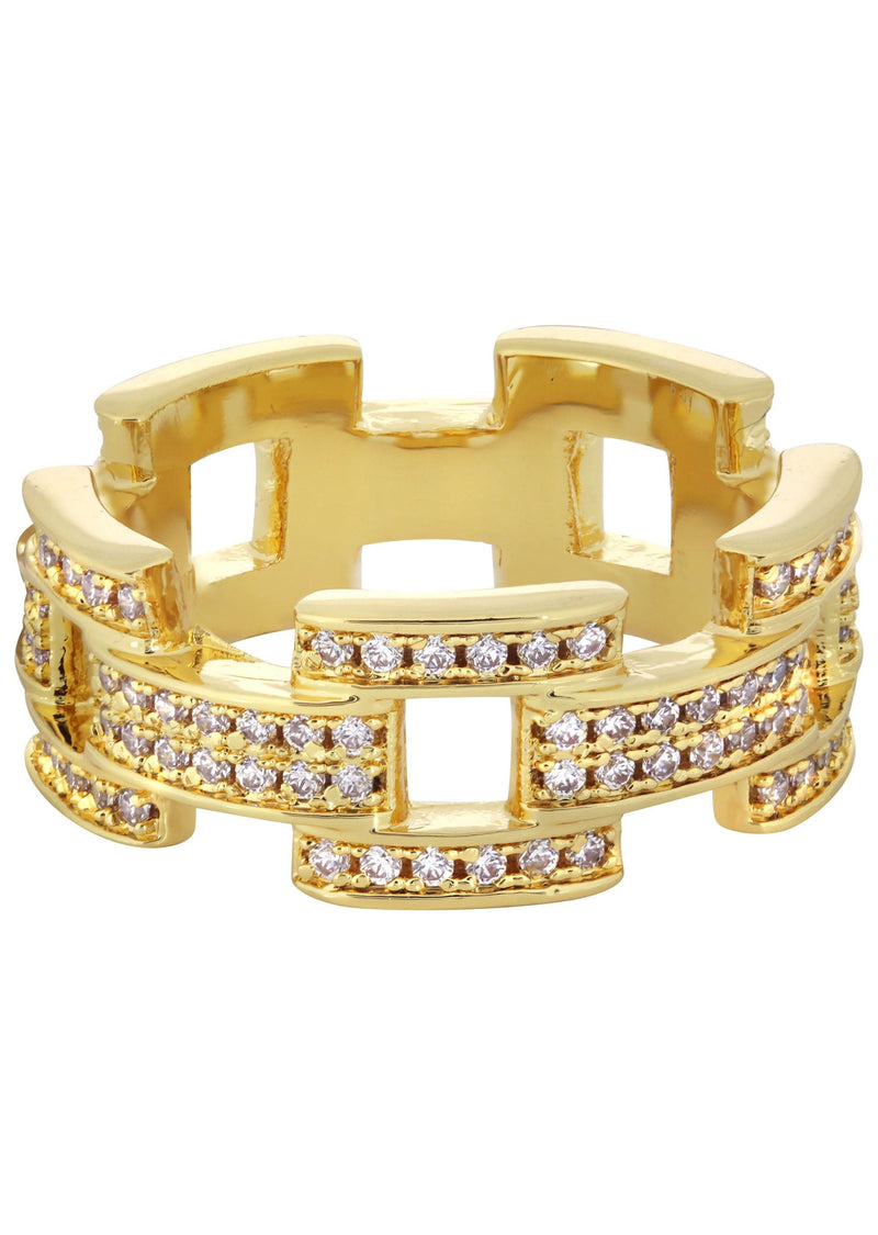 Gold Plated Hermes Ring | 7 Grams