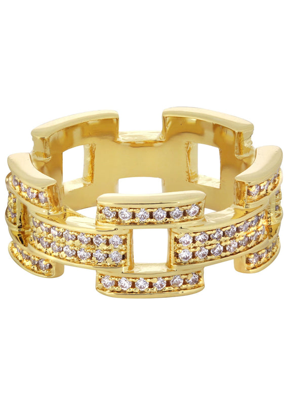 Gold Plated Hermes Ring | 7 Grams