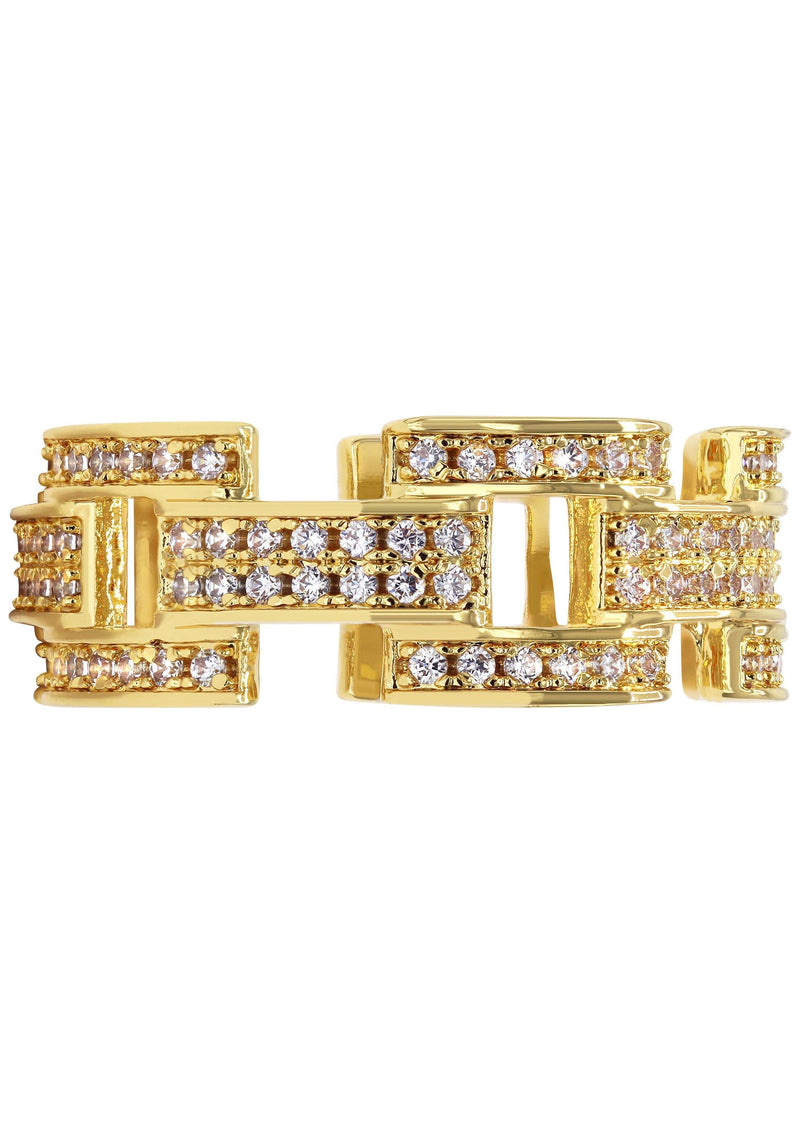 Gold Plated Hermes Ring | 7 Grams