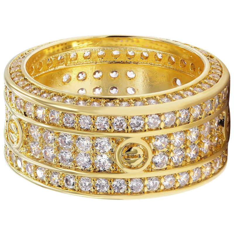 Gold Plated Eternity Ring | 8 Grams