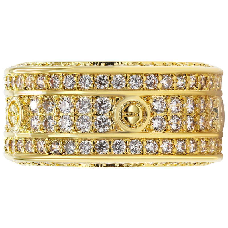 Gold Plated Eternity Ring | 8 Grams