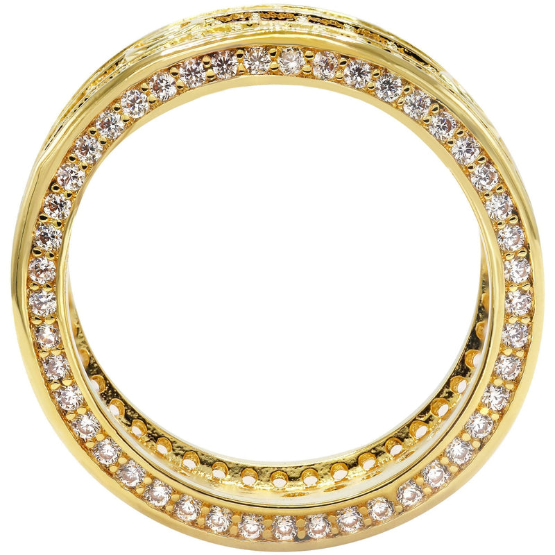 Gold Plated Eternity Ring | 8 Grams