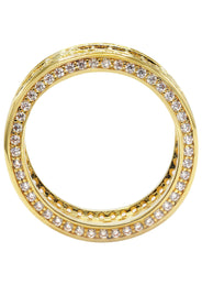Gold Plated Eternity Ring | 8 Grams