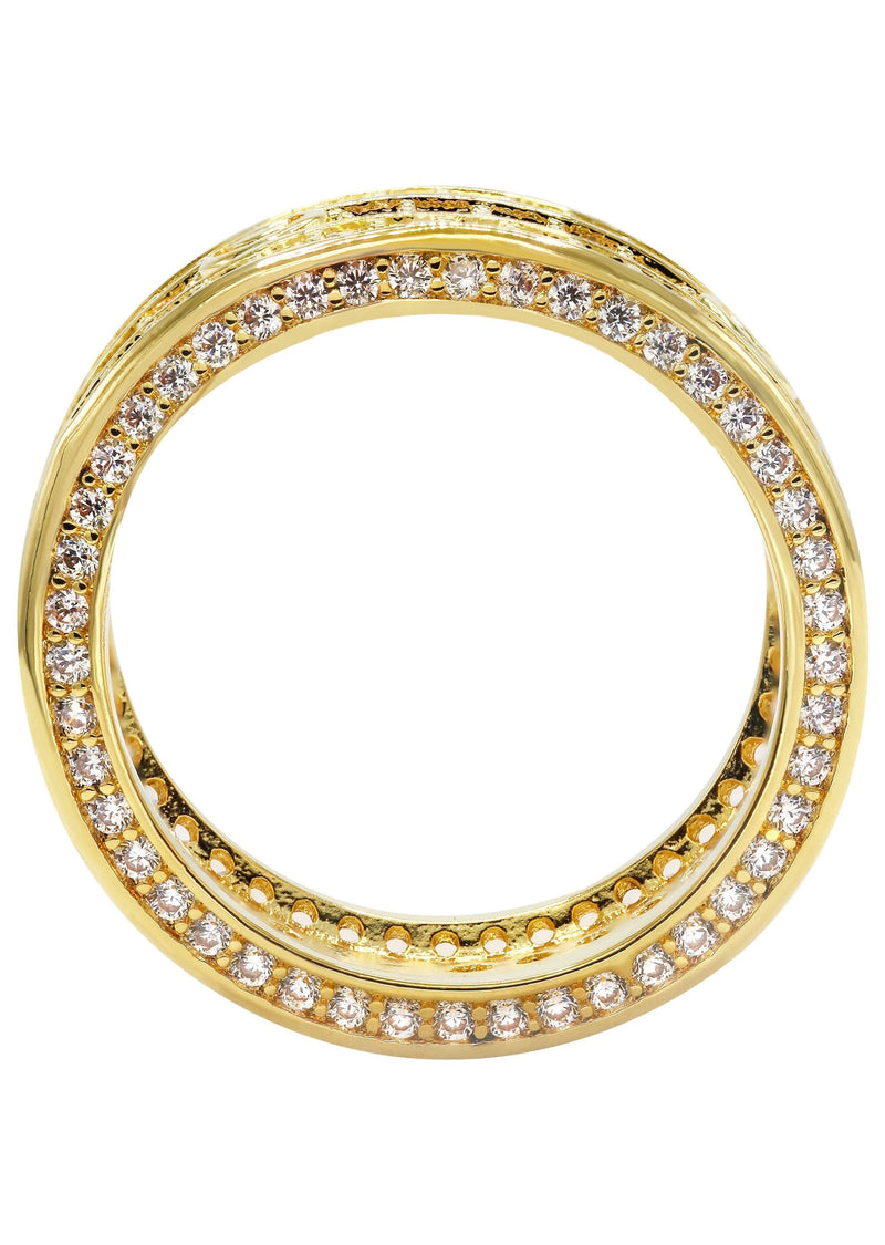 Gold Plated Eternity Ring | 8 Grams