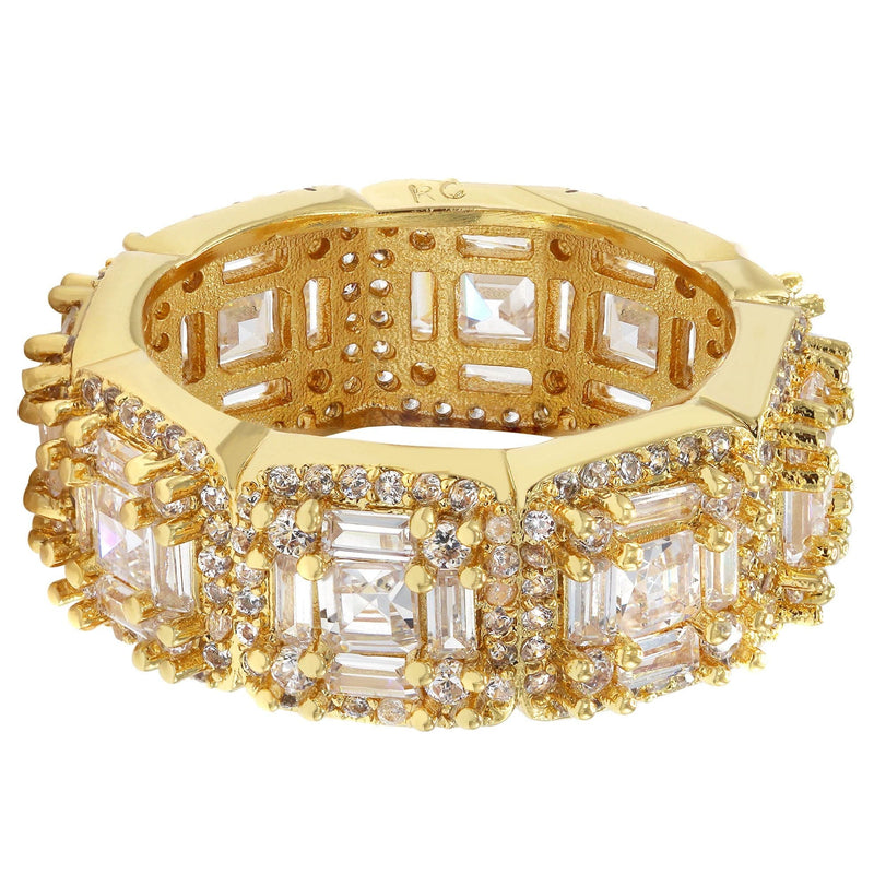 Gold Plated Eternity Ring | 6.8 Grams