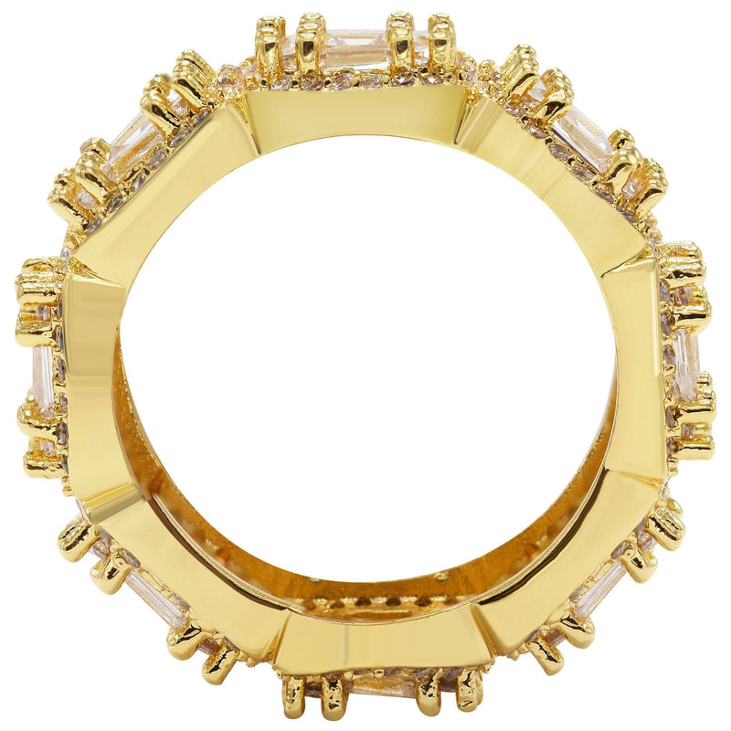 Gold Plated Eternity Ring | 6.8 Grams