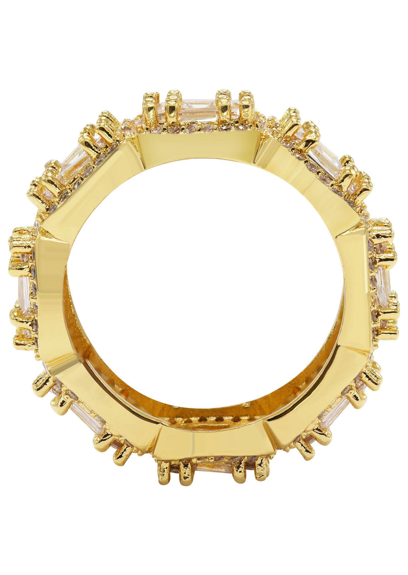 Gold Plated Eternity Ring | 6.8 Grams