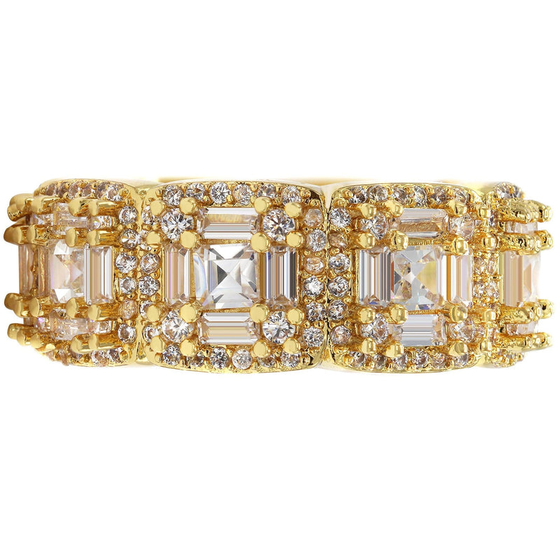 Gold Plated Eternity Ring | 6.8 Grams