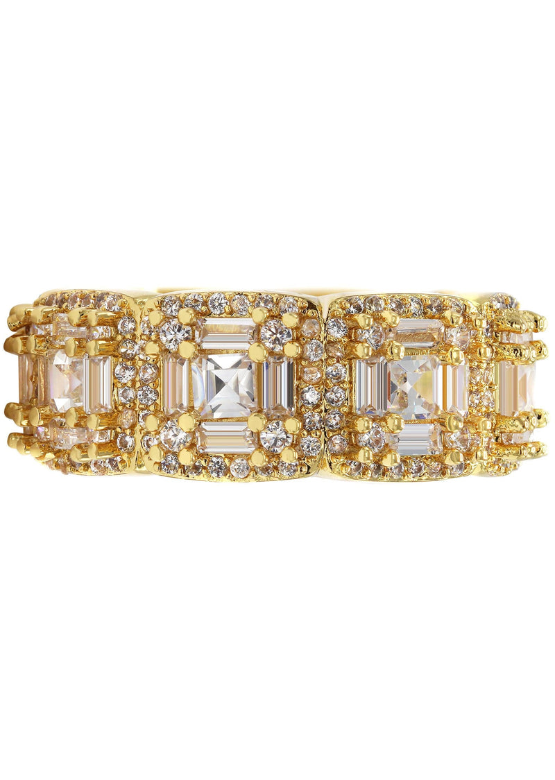 Gold Plated Eternity Ring | 6.8 Grams