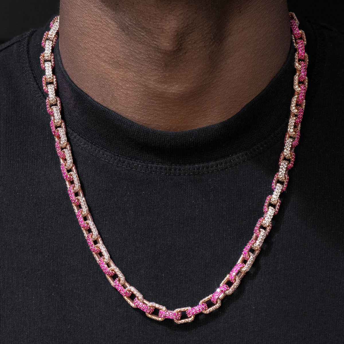 High End Jewelry - Iced Out Diamond Hermes Link Chain