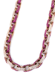 High End Jewelry - Iced Out Diamond Hermes Link Chain