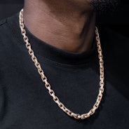 High End Jewelry - Iced Out Diamond Hermes Chain