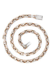 High End Jewelry - Iced Out Diamond Hermes Chain