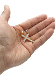 Mens Gold Plated Cross Pendant | 5 Grams