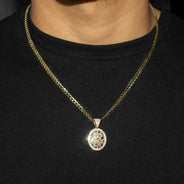 10K Yellow Gold Oval Nugget Necklace | Appx. 2.4 - 9.4 Grams