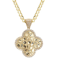 10K Yellow Gold Nugget Necklace | Appx. 4 - 11 Grams