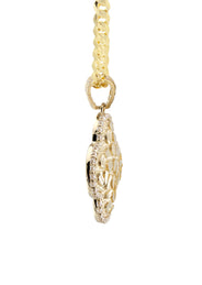 10K Yellow Gold Nugget Necklace | Appx. 4 - 11 Grams