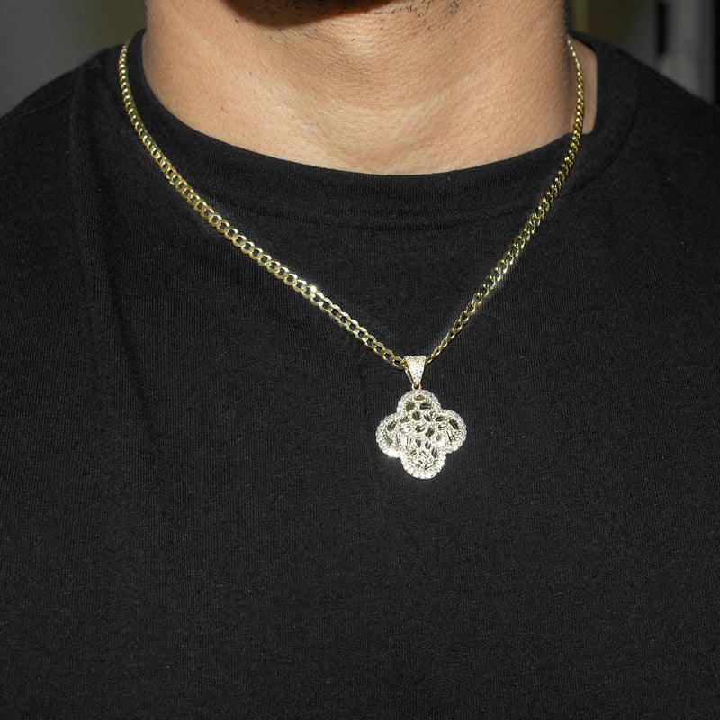 10K Yellow Gold Nugget Necklace | Appx. 4 - 11 Grams