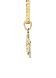 10K Yellow Gold Star Nugget Necklace | Appx. 2 - 9.2 Grams