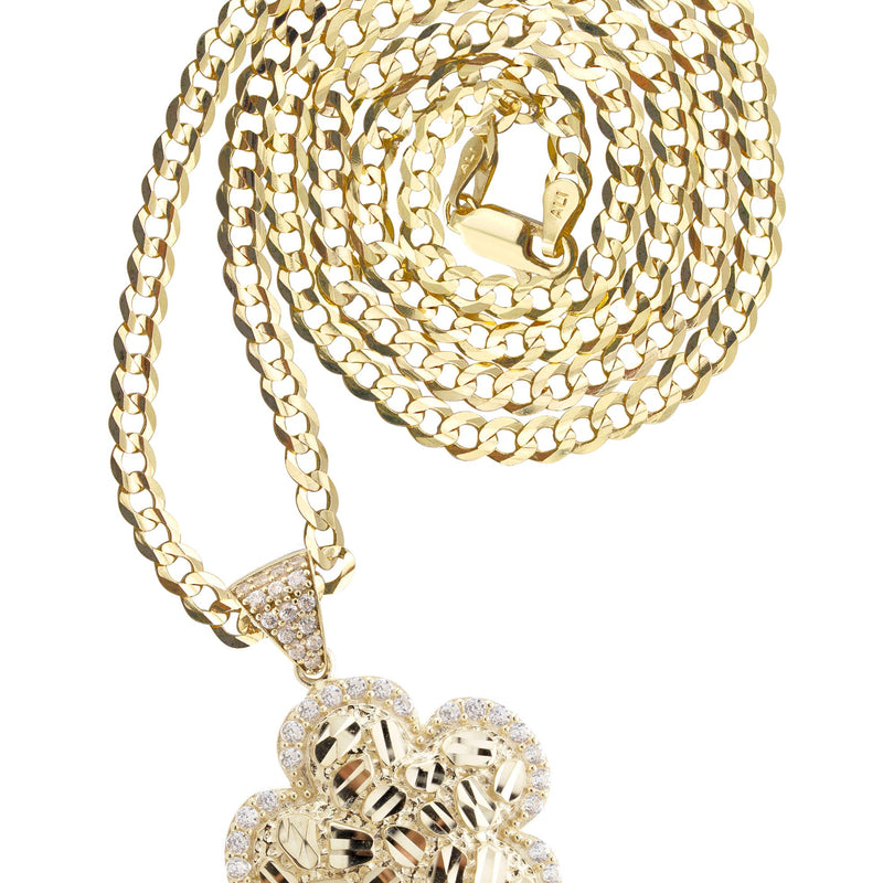 10K Yellow Gold Nugget Necklace | Appx. 3 - 10 Grams