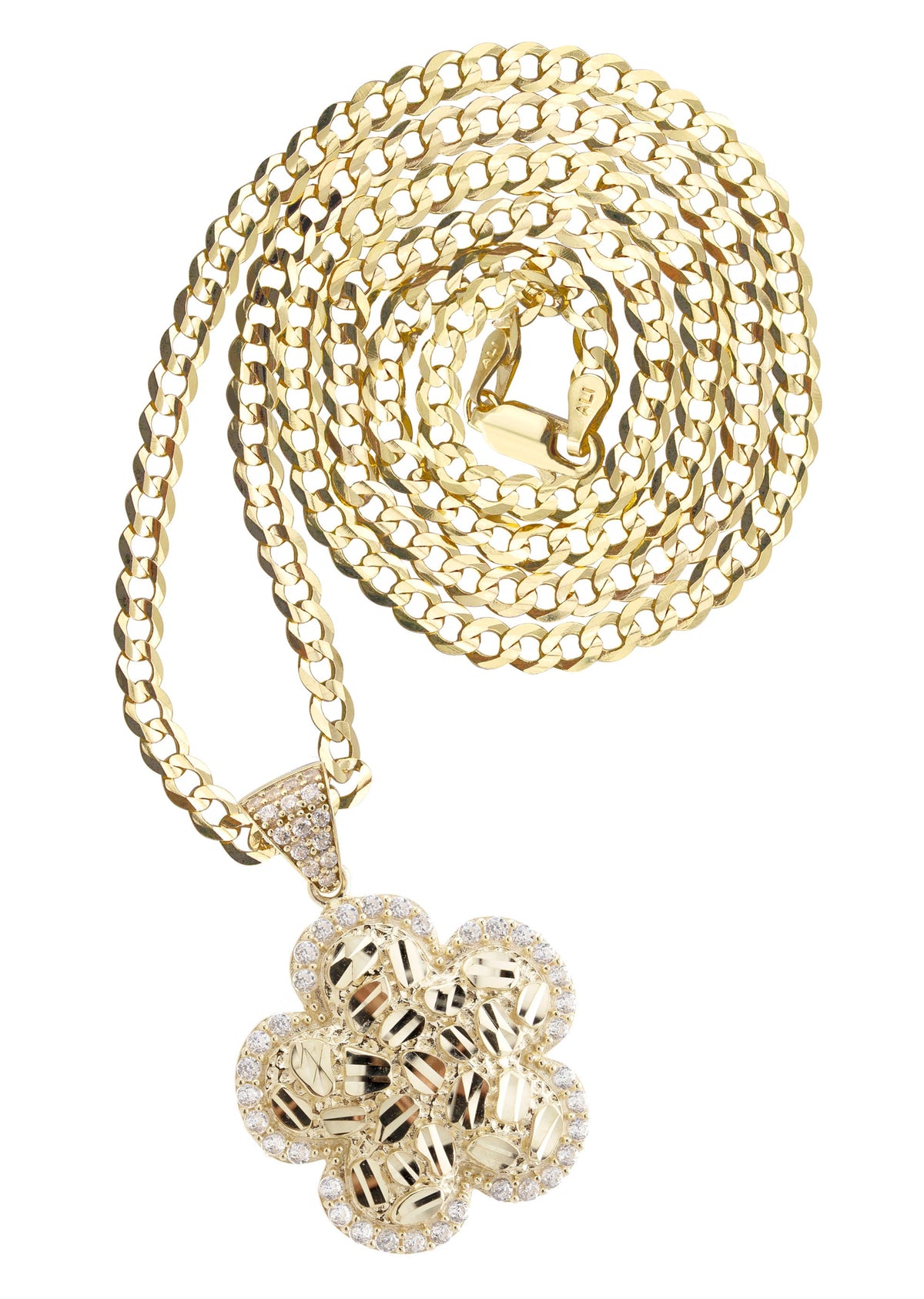 10K Yellow Gold Nugget Necklace | Appx. 3 - 10 Grams