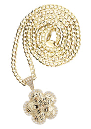 10K Yellow Gold Nugget Necklace | Appx. 3 - 10 Grams