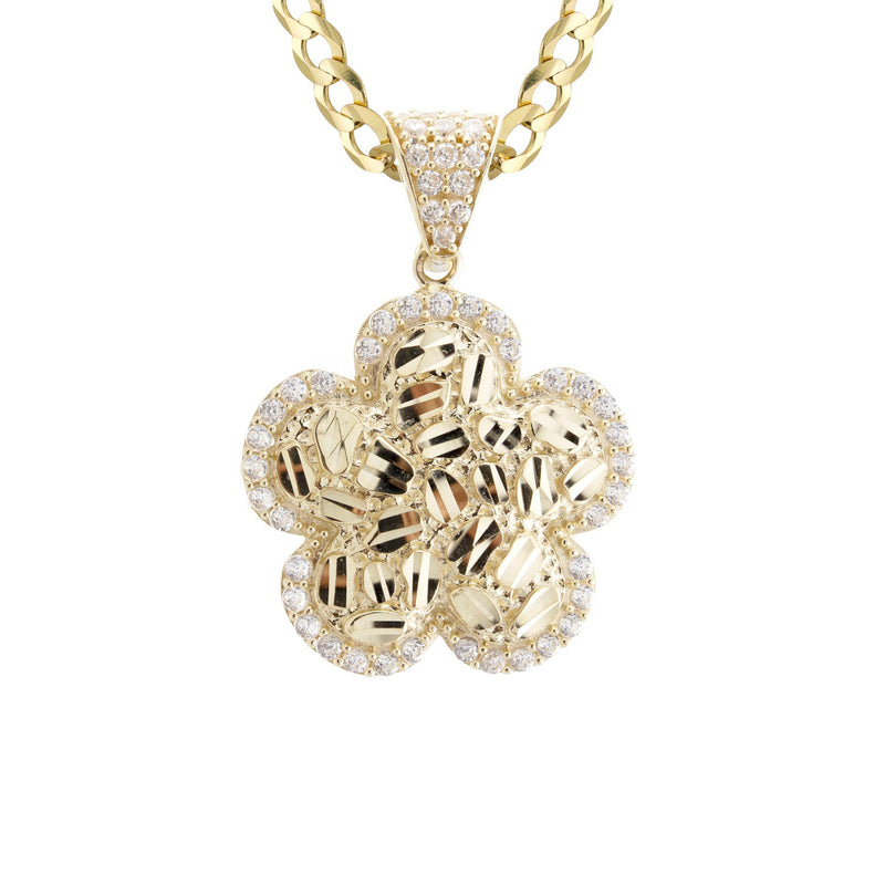 10K Yellow Gold Nugget Necklace | Appx. 3 - 10 Grams