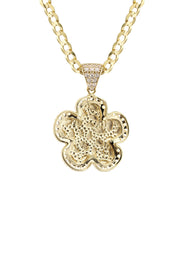 10K Yellow Gold Nugget Necklace | Appx. 3 - 10 Grams