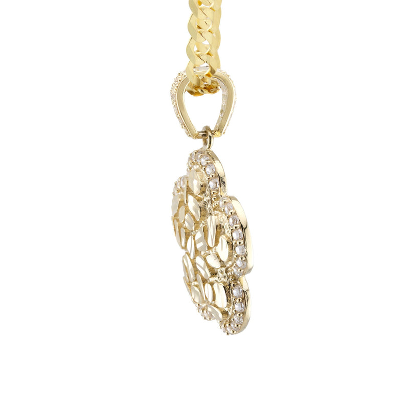 10K Yellow Gold Nugget Necklace | Appx. 3 - 10 Grams