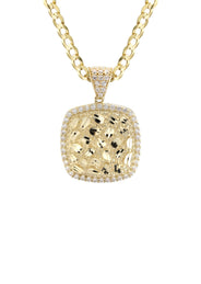 10K Yellow Gold Nugget Necklace | Appx. 3 - 10 Grams