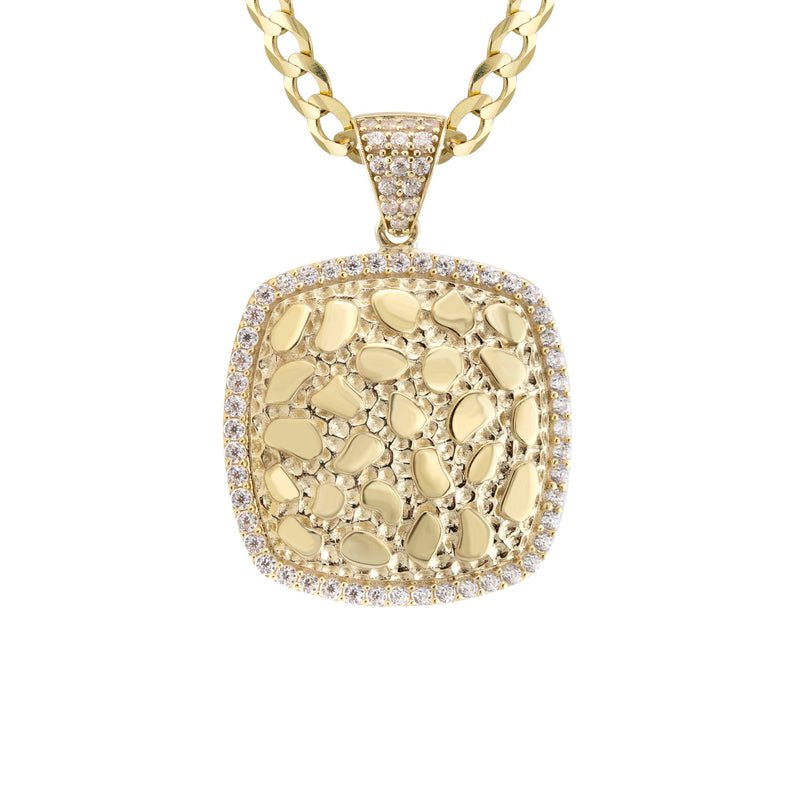 10K Yellow Gold Nugget Necklace | Appx. 3 - 10 Grams