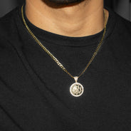 10K Yellow Gold Round Nugget Necklace | Appx. 3 - 10 Grams