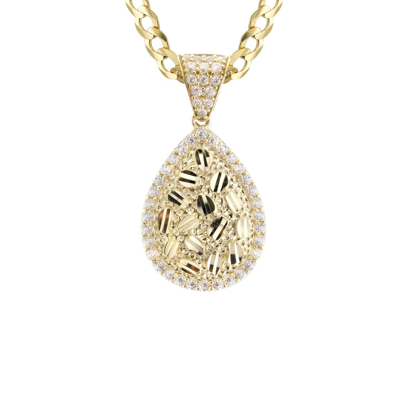 10K Yellow Gold Nugget Necklace | Appx. 2.3 - 9.3 Grams