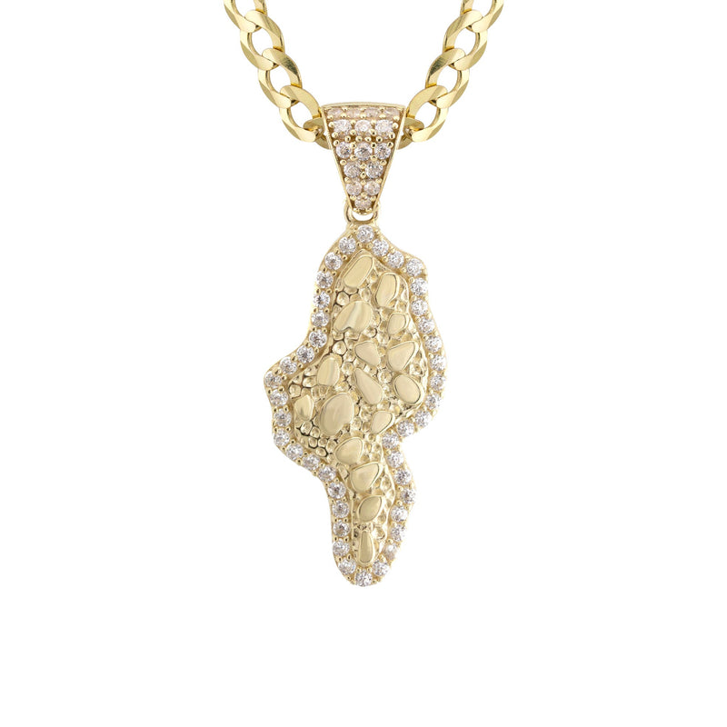 10K Yellow Gold Nugget Necklace | Appx. 2.2 - 9.2 Grams