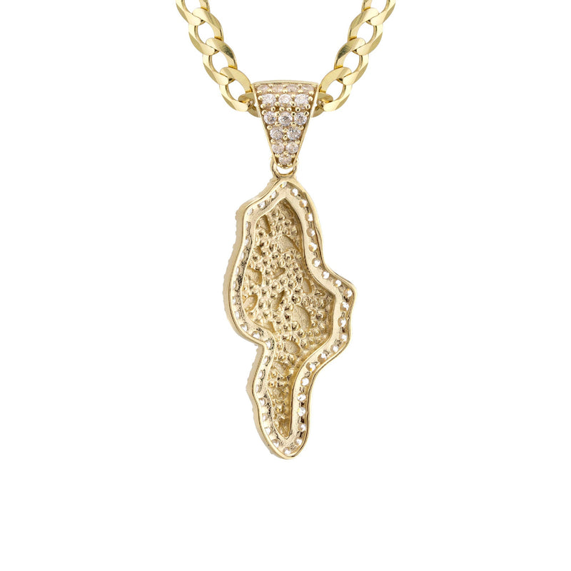 10K Yellow Gold Nugget Necklace | Appx. 2.2 - 9.2 Grams