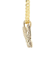 10K Yellow Gold Butterfly Nugget Necklace | Appx. 3.4 - 10.4 Grams