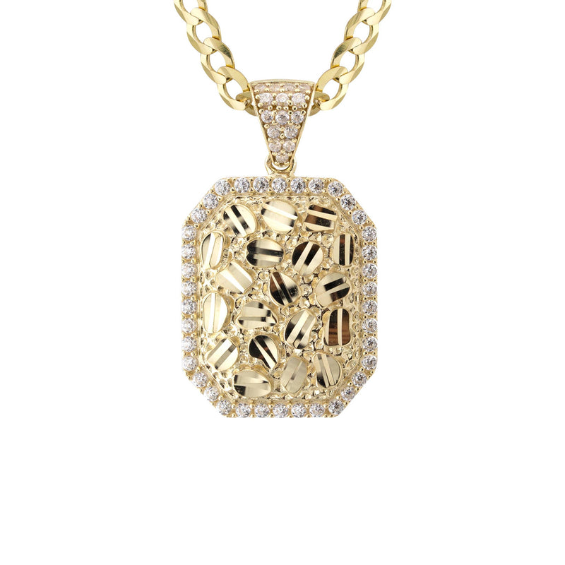 10K Yellow Gold Nugget Necklace | Appx. 3 - 10 Grams