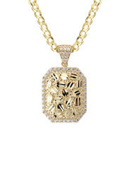 10K Yellow Gold Nugget Necklace | Appx. 3 - 10 Grams